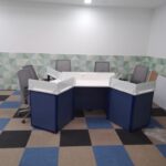 5 Seats Angular Working Desks
